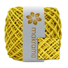 Cargar imagen en el visor de la galería, Hilaza Algodón 3mm Makrama 100m Amarillo Canario