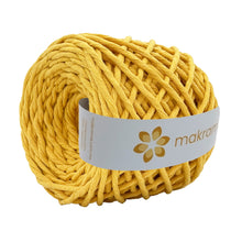 Cargar imagen en el visor de la galería, Hilaza Algodón 4mm Makrama 500gr Amarillo Mango