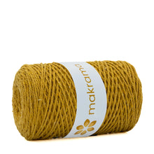 Cargar imagen en el visor de la galería, Cuerda Algodón 2mm Makrama 500gr Amarillo Mantequilla