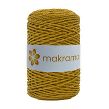 Cargar imagen en el visor de la galería, Cuerda Algodón 2mm Makrama 500gr Amarillo Mantequilla