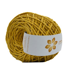Cargar imagen en el visor de la galería, Cuerda Algodón Mini 2mm Makrama 150gr Amarillo Mantequilla