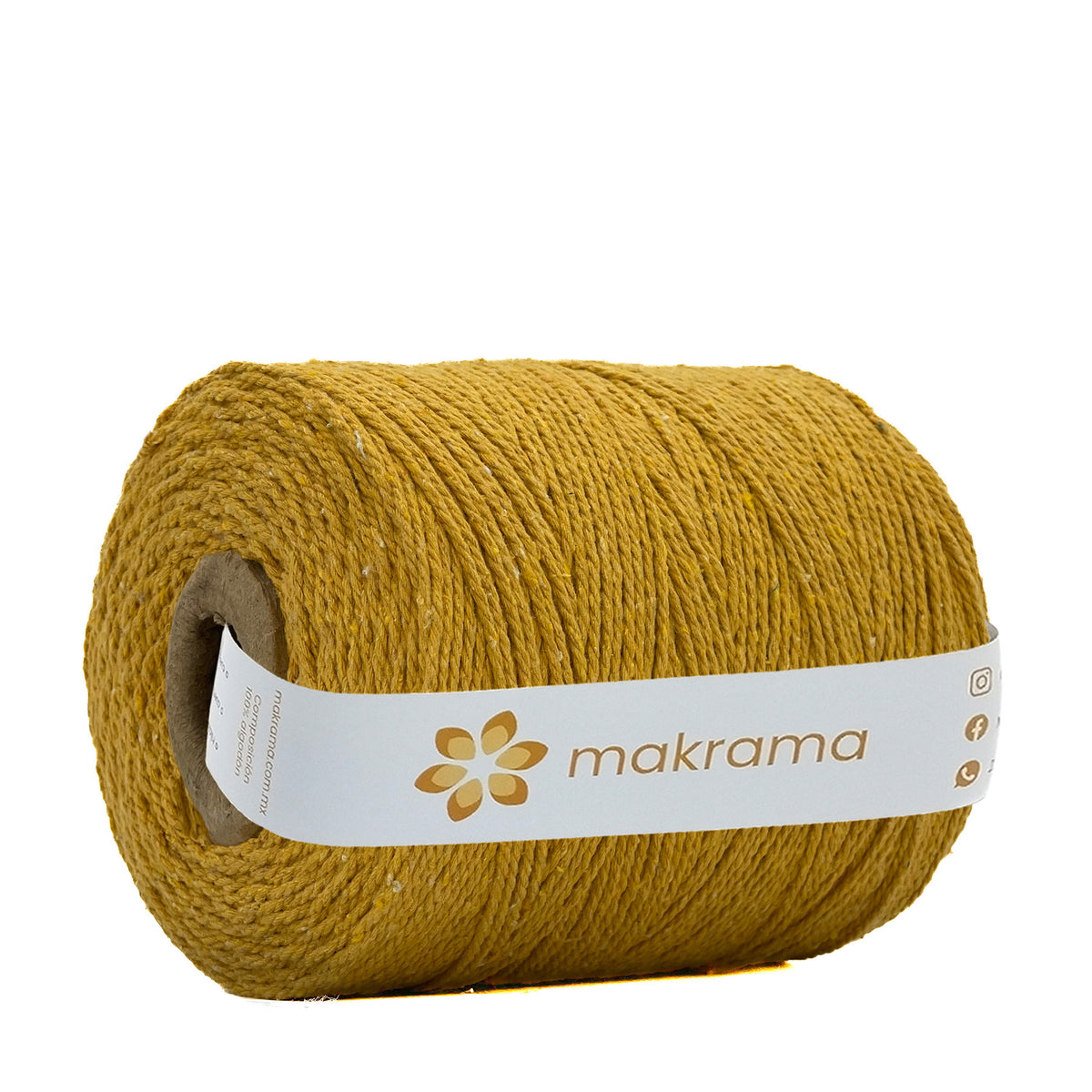 Cuerda para Macrame 2mm 500gr Amarillo Mantequilla – MAKRAMA