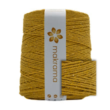 Cargar imagen en el visor de la galería, Cuerda Algodón 2mm Makrama 1kg Amarillo Mantequilla