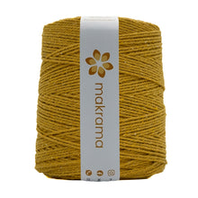 Cargar imagen en el visor de la galería, Cuerda Algodón 2mm Makrama 1kg Amarillo Mantequilla