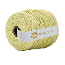 Cargar imagen en el visor de la galería, Hilaza Algodón 4mm Makrama 1kg Amarillo Pastel