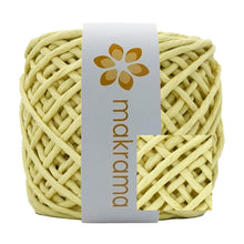 Cargar imagen en el visor de la galería, Hilaza Algodón 4mm Makrama 500gr Amarillo Pastel