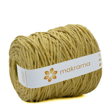 Cargar imagen en el visor de la galería, Hilaza Algodón 4mm Makrama 1kg Amarillo Vainilla