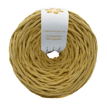 Cargar imagen en el visor de la galería, Hilaza Algodón 4mm Makrama 500gr Amarillo Vainilla