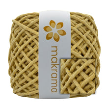 Cargar imagen en el visor de la galería, Hilaza Algodón 4mm Makrama 500gr Amarillo Vainilla
