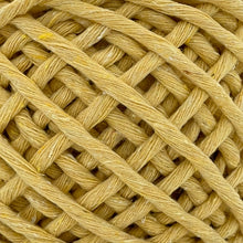 Cargar imagen en el visor de la galería, Hilaza Algodón Mini 4mm Makrama 150gr Amarillo Vainilla