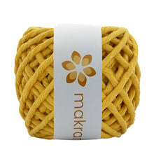 Cargar imagen en el visor de la galería, Hilaza Algodón Mini 4mm Makrama 150gr Amarillo Mango