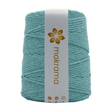 Cargar imagen en el visor de la galería, Hilaza Algodón 3mm Makrama 1kg Verde Aqua Claro