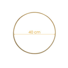 Cargar imagen en el visor de la galería, Aro de Madera Makrama 40cm