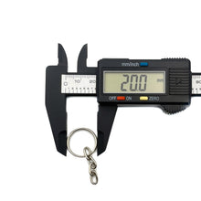 Cargar imagen en el visor de la galería, Aros de Metal para Llavero 2cm Makrama Plateado 5pz