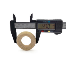 Cargar imagen en el visor de la galería, Aros de Madera 4.7cm Makrama 10pz