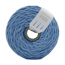 Cargar imagen en el visor de la galería, Hilaza Algodón 3mm Makrama 1kg Azul Bebé