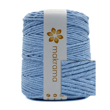 Cargar imagen en el visor de la galería, Hilaza Algodón 3mm Makrama 1kg Azul Bebé