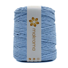 Cargar imagen en el visor de la galería, Hilaza Algodón 3mm Makrama 1kg Azul Bebé