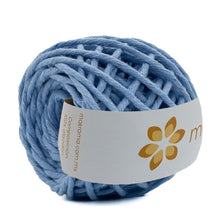 Cargar imagen en el visor de la galería, Hilaza Algodón Mini 3mm Makrama 150gr Azul Bebé