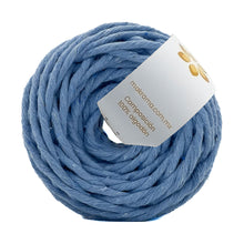 Cargar imagen en el visor de la galería, Hilaza Algodón Mini 3mm Makrama 150gr Azul Bebé