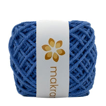 Cargar imagen en el visor de la galería, Cuerda Algodón Mini 2mm Makrama 150gr Azul Bondi