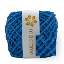 Cargar imagen en el visor de la galería, Hilaza Algodón 3mm Makrama 100m Azul Capri