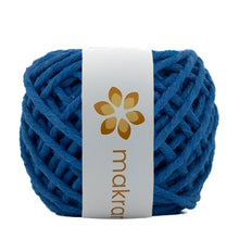 Cargar imagen en el visor de la galería, Hilaza Algodón Mini 3mm Makrama 150gr Azul Capri