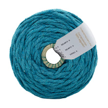 Cargar imagen en el visor de la galería, Hilaza Algodón 4mm Makrama 1kg Azul Cian