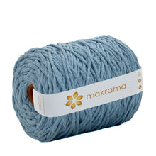 Cargar imagen en el visor de la galería, Hilaza Algodón 4mm Makrama 1kg Azul Cielo
