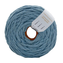 Cargar imagen en el visor de la galería, Hilaza Algodón 4mm Makrama 1kg Azul Cielo