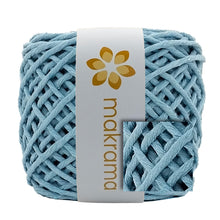 Cargar imagen en el visor de la galería, Hilaza Algodón 4mm Makrama 500gr Azul Cielo
