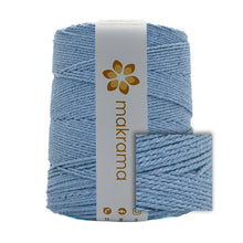 Cargar imagen en el visor de la galería, Cuerda Algodón 2mm Makrama 1kg Azul Claro