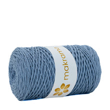 Cargar imagen en el visor de la galería, Cuerda Algodón 2mm Makrama 500gr Azul Claro
