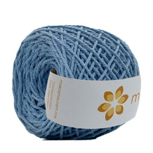 Cargar imagen en el visor de la galería, Cuerda Algodón Mini 2mm Makrama 150gr Azul Claro