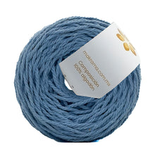 Cargar imagen en el visor de la galería, Cuerda Algodón Mini 2mm Makrama 150gr Azul Claro