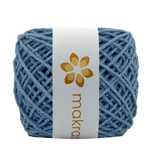 Cargar imagen en el visor de la galería, Cuerda Algodón Mini 2mm Makrama 150gr Azul Claro