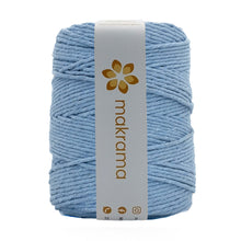 Cargar imagen en el visor de la galería, Hilaza Algodón 3mm Makrama 1kg Azul Claro