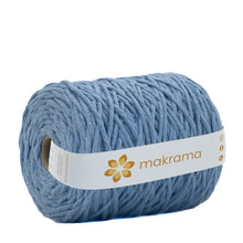 Cargar imagen en el visor de la galería, Hilaza Algodón 4mm Makrama 1kg Azul Claro