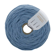 Cargar imagen en el visor de la galería, Hilaza Algodón 4mm Makrama 1kg Azul Claro
