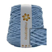 Cargar imagen en el visor de la galería, Hilaza Algodón 4mm Makrama 1kg Azul Claro
