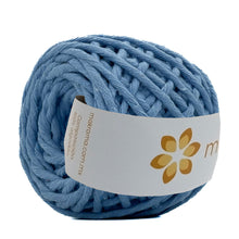 Cargar imagen en el visor de la galería, Hilaza Algodón Mini 4mm Makrama 150gr Azul Claro