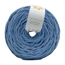 Cargar imagen en el visor de la galería, Hilaza Algodón 4mm Makrama 500gr Azul Claro