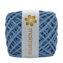 Cargar imagen en el visor de la galería, Hilaza Algodón 4mm Makrama 500gr Azul Claro