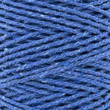 Cargar imagen en el visor de la galería, Cuerda Algodón 2mm Makrama 500gr Azul Cobalto