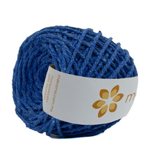Cargar imagen en el visor de la galería, Cuerda Algodón Mini 2mm Makrama 150gr Azul Cobalto