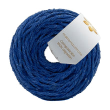 Cargar imagen en el visor de la galería, Cuerda Algodón Mini 2mm Makrama 150gr Azul Cobalto