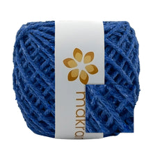 Cargar imagen en el visor de la galería, Cuerda Algodón Mini 2mm Makrama 150gr Azul Cobalto
