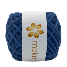 Cargar imagen en el visor de la galería, Hilaza Algodón Mini 3mm Makrama 150gr Azul Cobalto