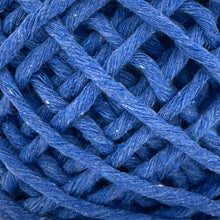 Cargar imagen en el visor de la galería, Hilaza Algodón Mini 3mm Makrama 150gr Azul Cobalto