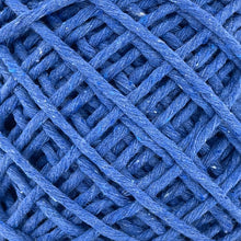 Cargar imagen en el visor de la galería, Hilaza Algodón 3mm Makrama 100m Azul Cobalto